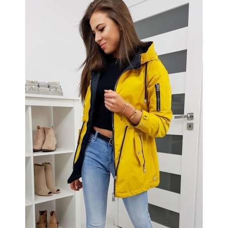 Dámska prechodná bunda AVONA TY1142 - žltá