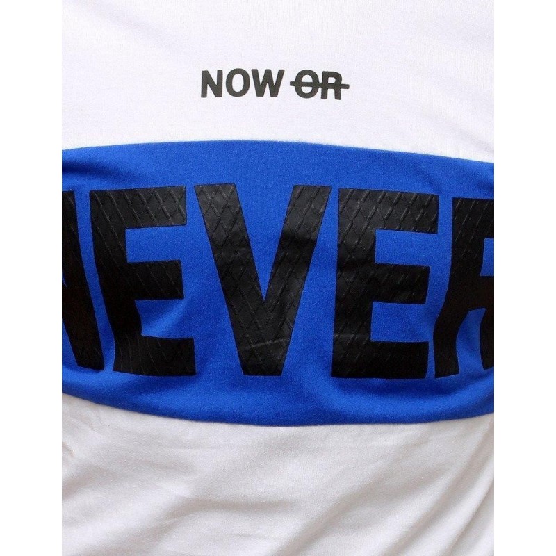 Biele pánske tričko s potlačou RX3723