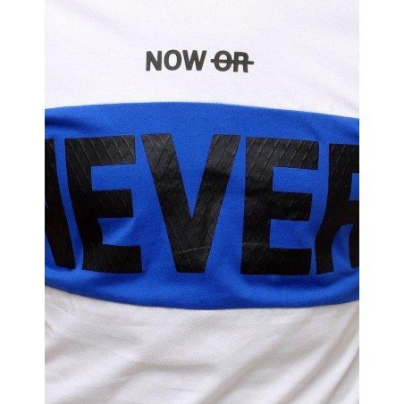 Biele pánske tričko s potlačou RX3723