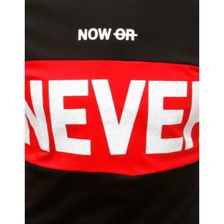 Čierne pánske tričko s potlačou RX3725