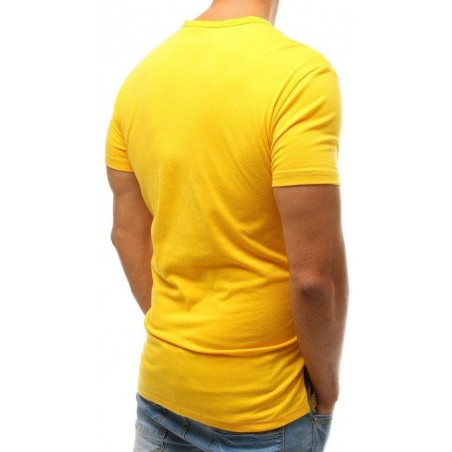 Pánske tričko s krátkym rukávom RX3734 - žlté