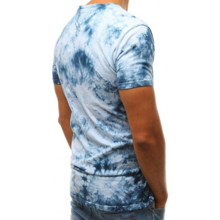 Pánske batikované tričko RX3735 - modré