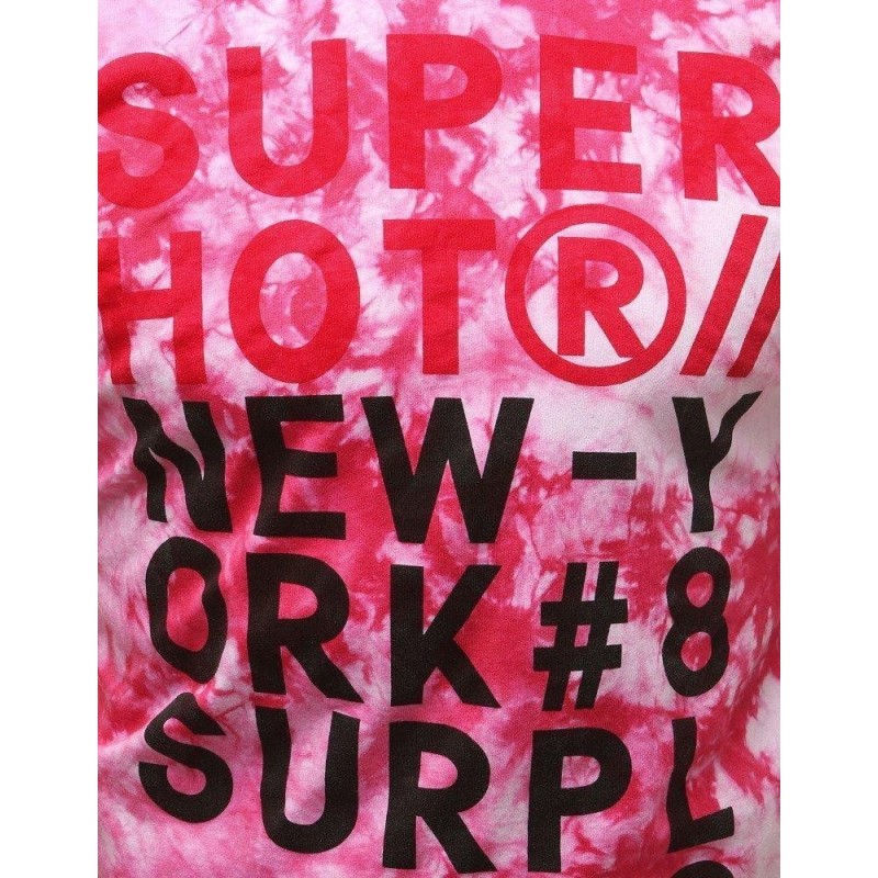 Pánske batikované tričko RX3736 - ružové