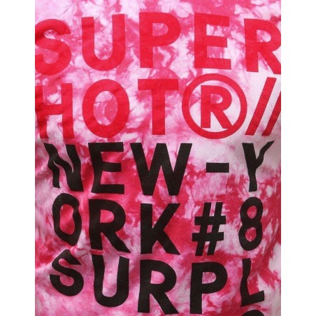 Pánske batikované tričko RX3736 - ružové