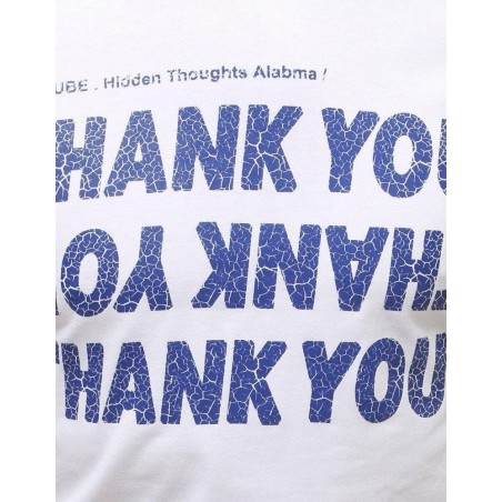 Biele pánske tričko s potlačou RX3744