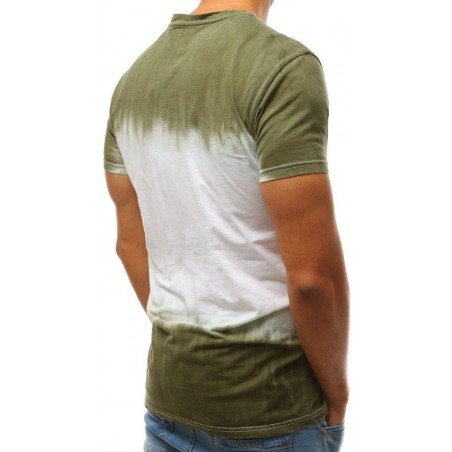 Pánske bavlnené tričko s potlačou RX3759 - zelené