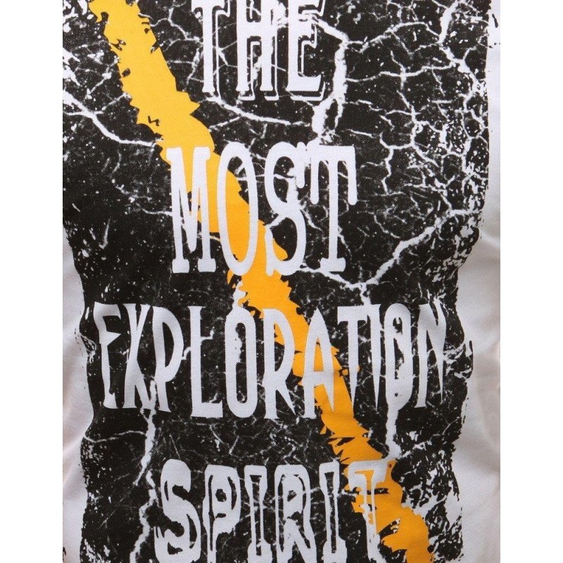 Biele pánske tričko s krátkymi rukávmi RX3761