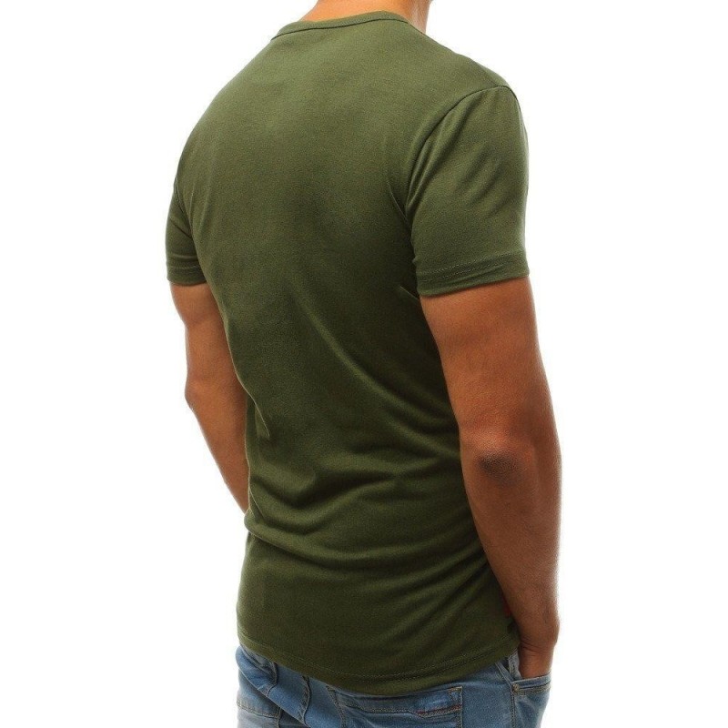 Zelené pánske tričko s krátkymi rukávmi RX3762