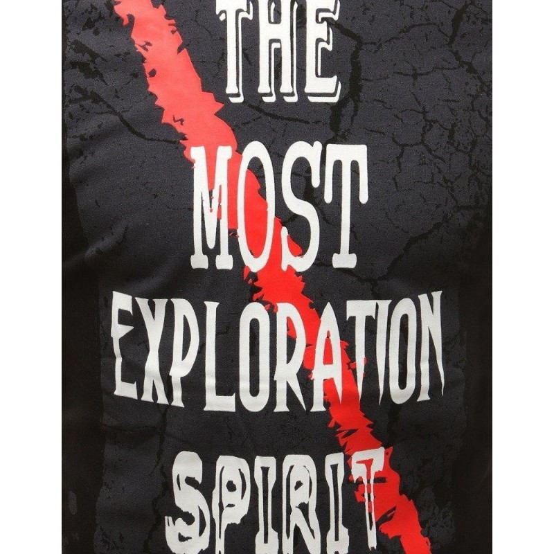 Čierne pánske tričko s krátkymi rukávmi RX3763