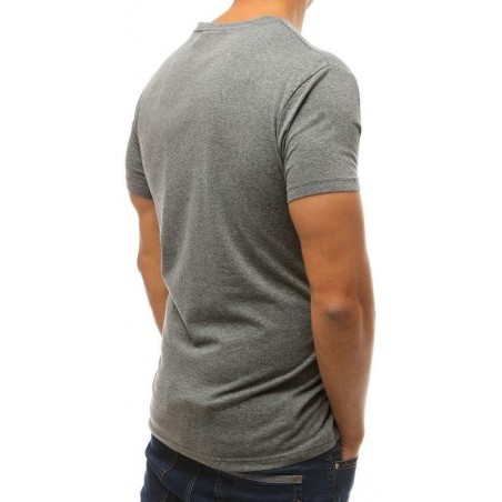 Sivé tričko s potlačou pre mužov RX3770