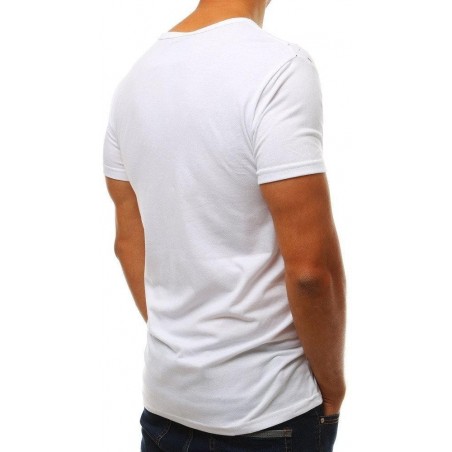 Tričko s potlačou pre mužov RX3772 - biele