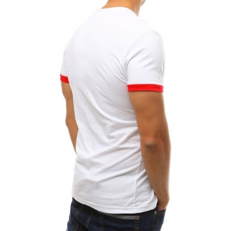 Pánske tričko s krátkym rukávom RX3775 - biele