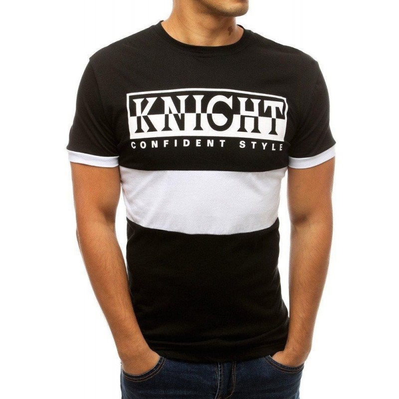 Pánske tričko s krátkym rukávom RX3777 - čierne