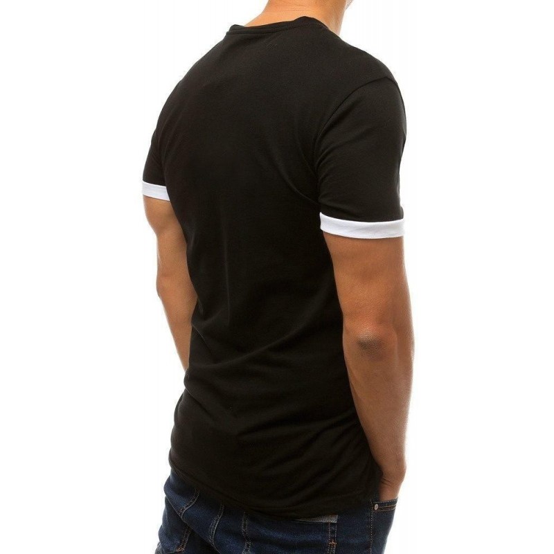 Pánske tričko s krátkym rukávom RX3777 - čierne