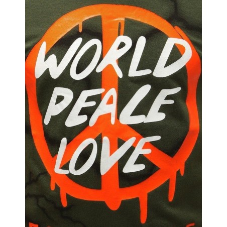 Zelené pánske tričko s potlačou RX3783