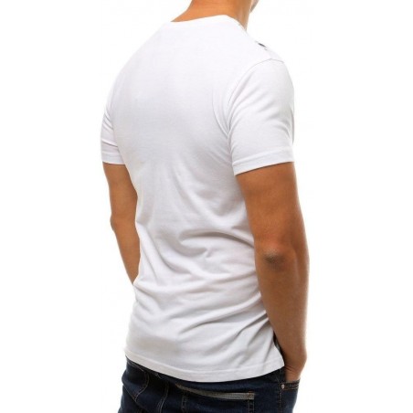 Pánske tričko s potlačou brx3788 - biele