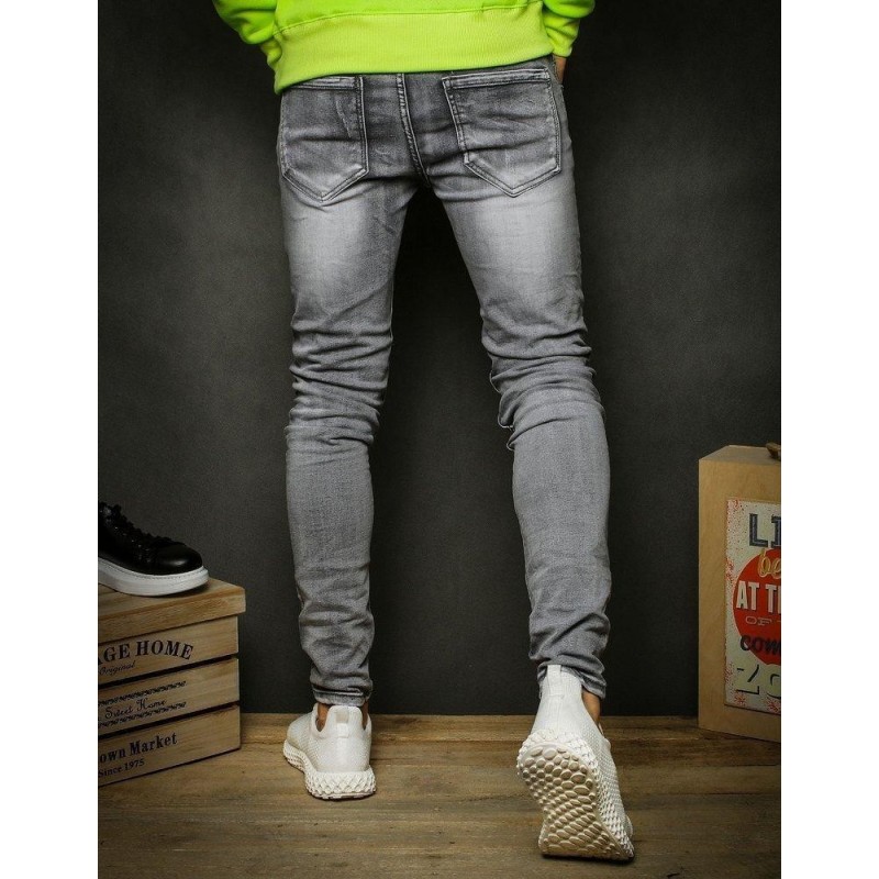 Pánske džínsy UX2345 - sivé