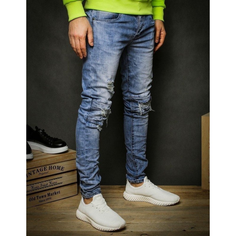 Pánske džínsy UX2348 - modré