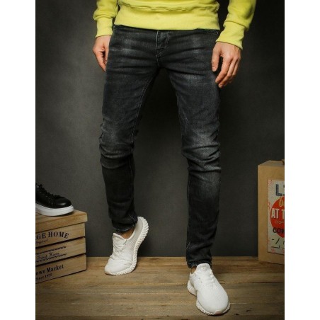 Sivé džínsy pre mužov UX2351