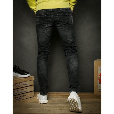 Sivé džínsy pre mužov UX2351