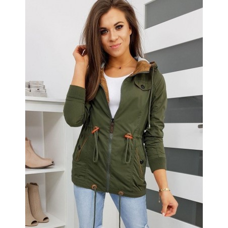 Dámska prechodná bunda PERLALIS TY1170 - olivová