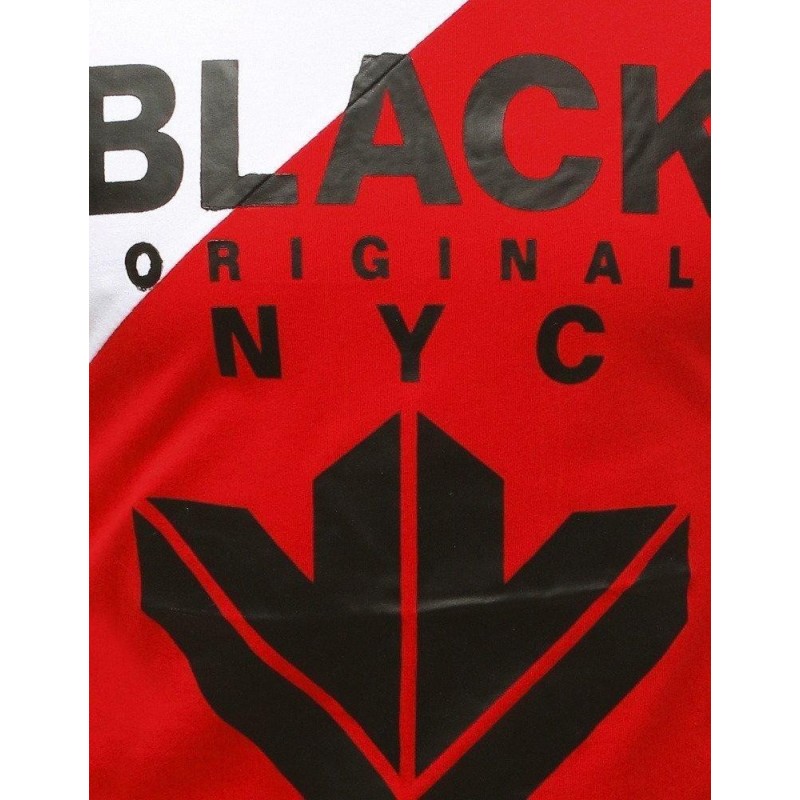 Pánske tričko s potlačou RX3738 - bielo-červené