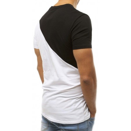 Pánske tričko s potlačou RX3740 - čierno-biele