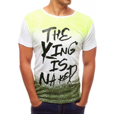 Pánske tričko s potlačou RX3794 - biele