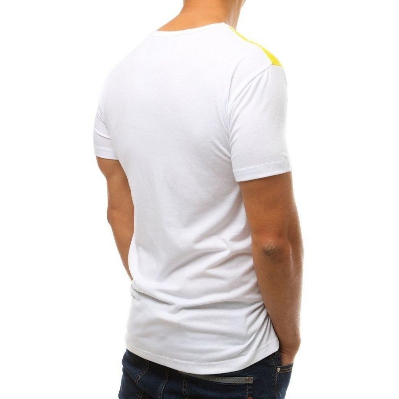 Pánske tričko s potlačou RX3796 - biele