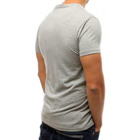 Pánske sivé tričko s krátkym rukávom RX3797