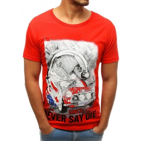 Červené tričko pre mužov RX3808