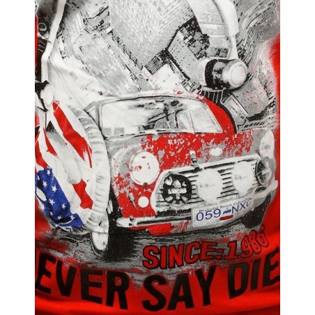 Červené tričko pre mužov RX3808