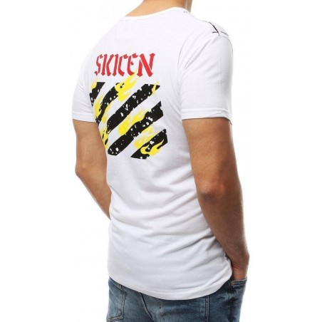 Pánske tričko s potlačou RX3920 - biele