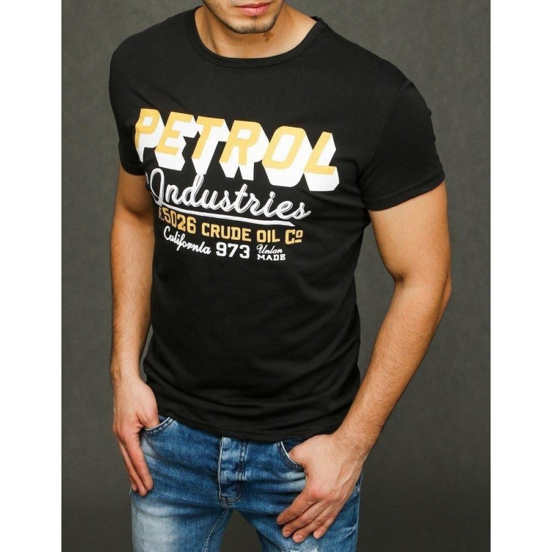 Tričko s potlačou pre mužov RX3923 - čierne