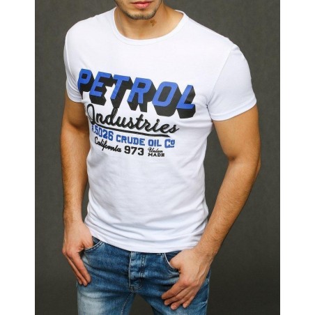Tričko s potlačou pre mužov RX3924 - biele