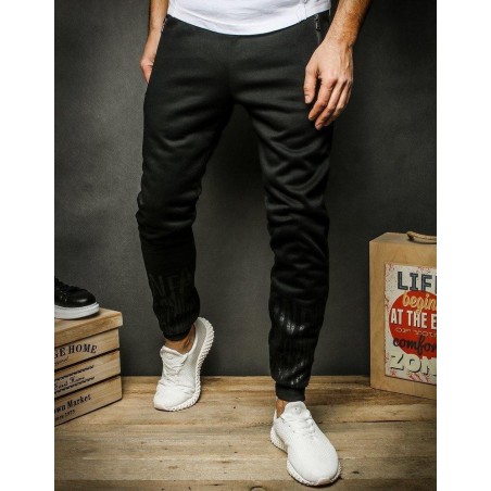 Pánske tepláky UX2326 - čierne