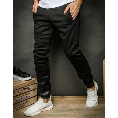 Pánske tepláky UX2326 - čierne