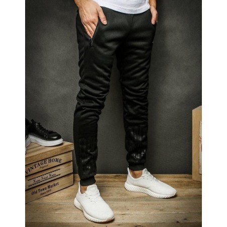 Pánske tepláky UX2326 - čierne