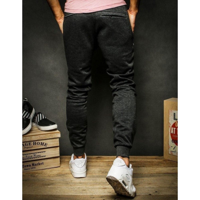 Pánske tepláky UX2327 - tmavosivé