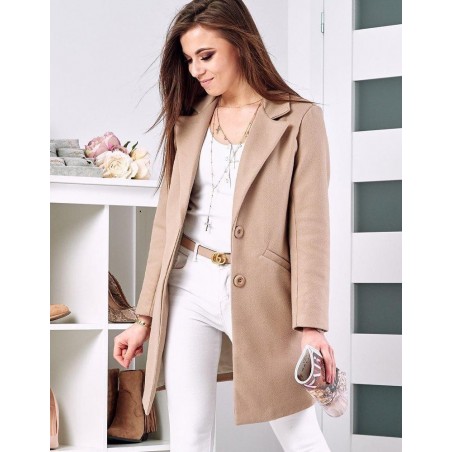 Béžový dámsky kabát FELINASE NY0310