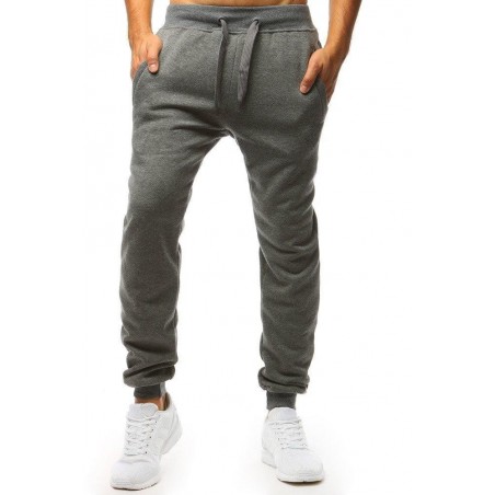 Pánske jogger tepláky UX2396 - antracitové