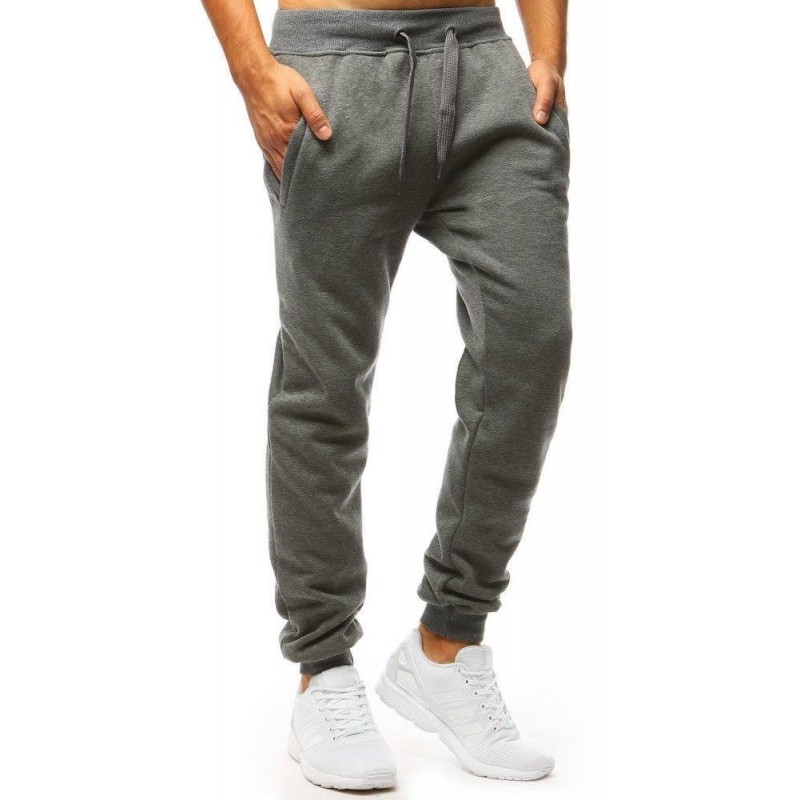 Pánske jogger tepláky UX2396 - antracitové