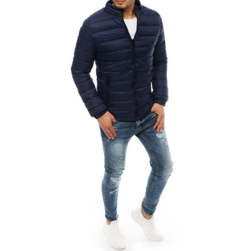 Prechodná pánska bunda TX3266 - tmavomodrá