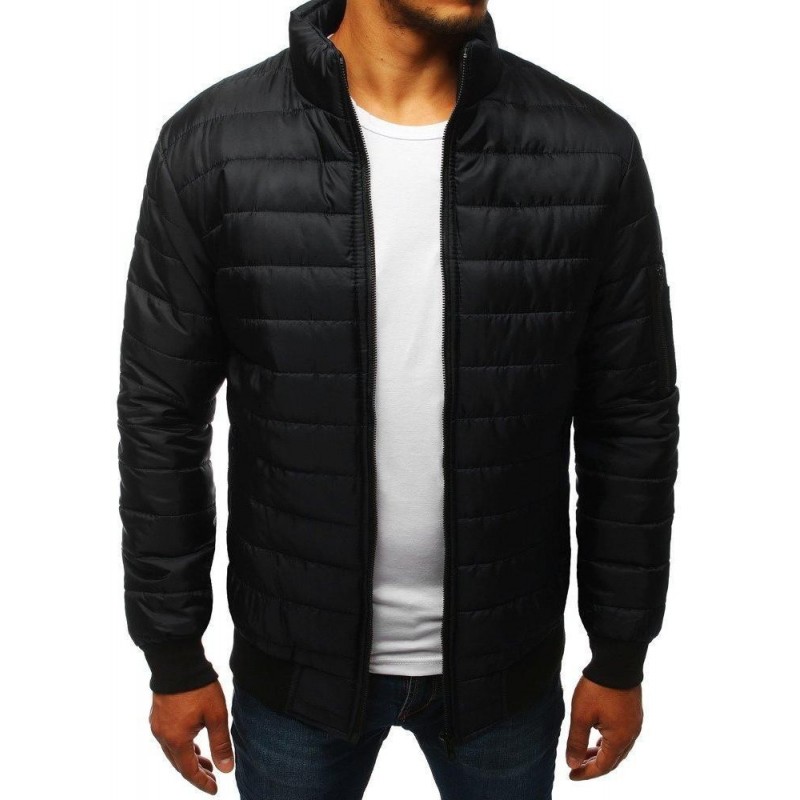 Pánska bunda bez kapucne TX3270 - čierna