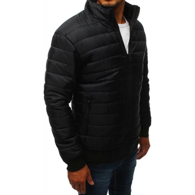 Pánska bunda bez kapucne TX3270 - čierna