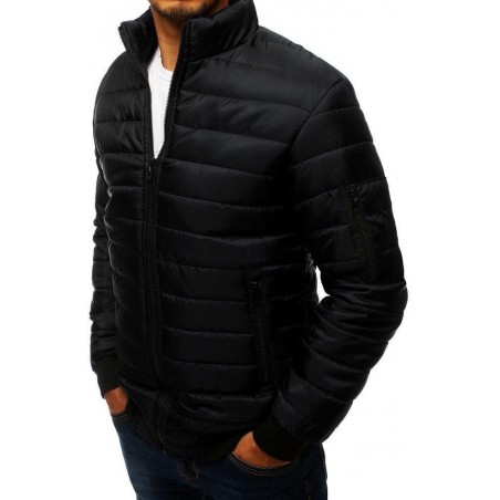 Pánska bunda bez kapucne TX3270 - čierna