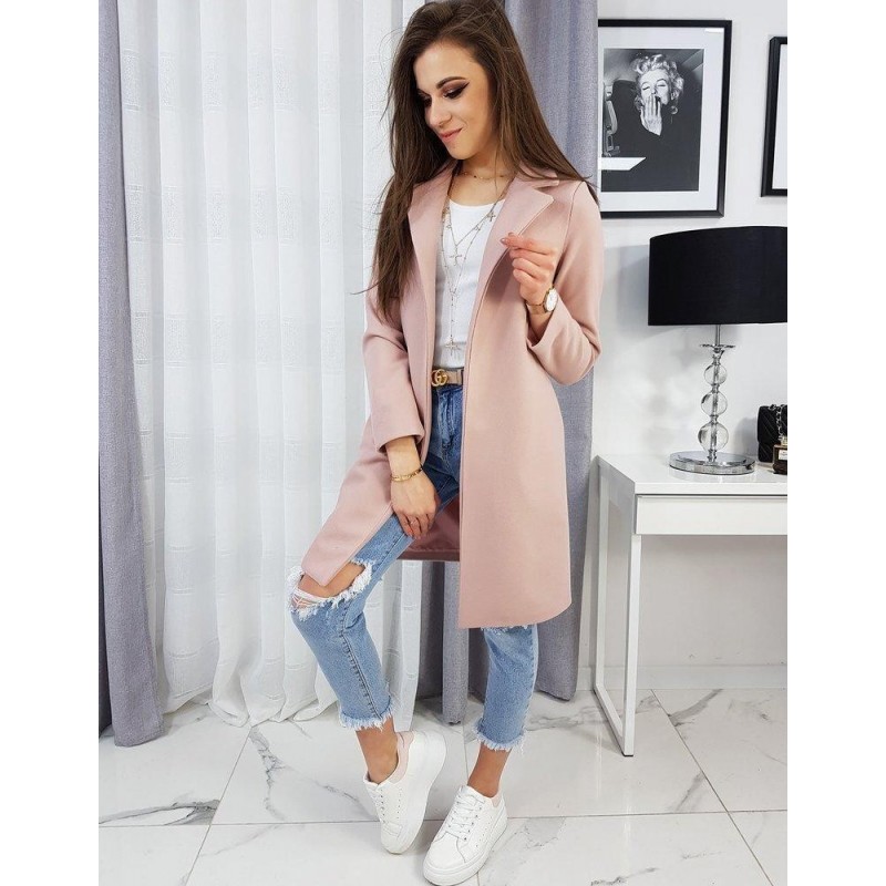 Dámsky ružový kabát ALVEDA NY0325