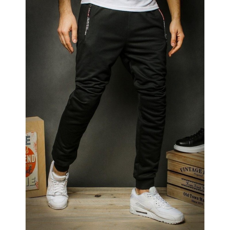 Pánske čierne tepláky UX2368