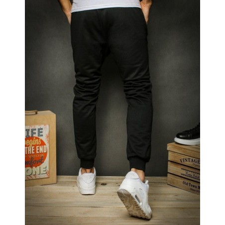 Pánske čierne tepláky UX2368