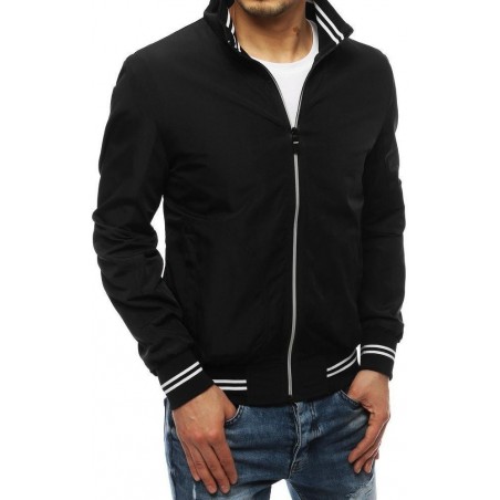 Čierna pánska prechodná bunda TX3262